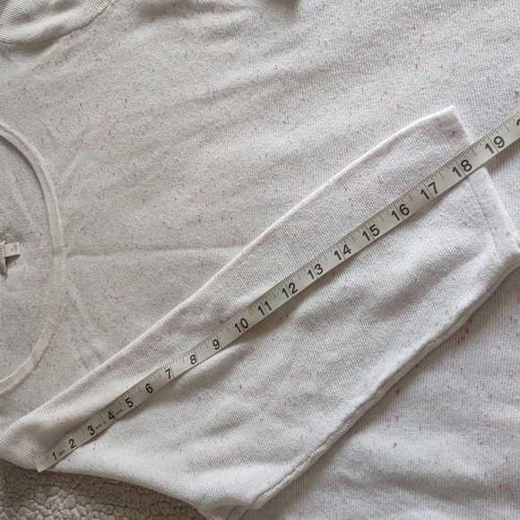 Talbot's Factory XL Speckled Knit Ruffle Hem Top - Picture 7 of 13